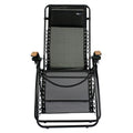 TravelChair Lounge Lizard, Breathable Mesh Outdoor Chaise Chair, Black One Size