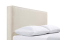 Coaster Home Furnishings Kosmo Transitional 46-inch Fabric Upholstered Panel Headboard for Bedroom King Size Sand 315993K