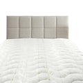 Sheetsnthings Waterproof Rayon From Bamboo Jacquard Full Mattress Pad, White