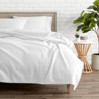 Bare Home Polar Fleece Blanket - Full/Queen Blanket - White - Warm & Cozy - Premium Fleece Blanket - Blanket For Bed, Sofa, Camp
