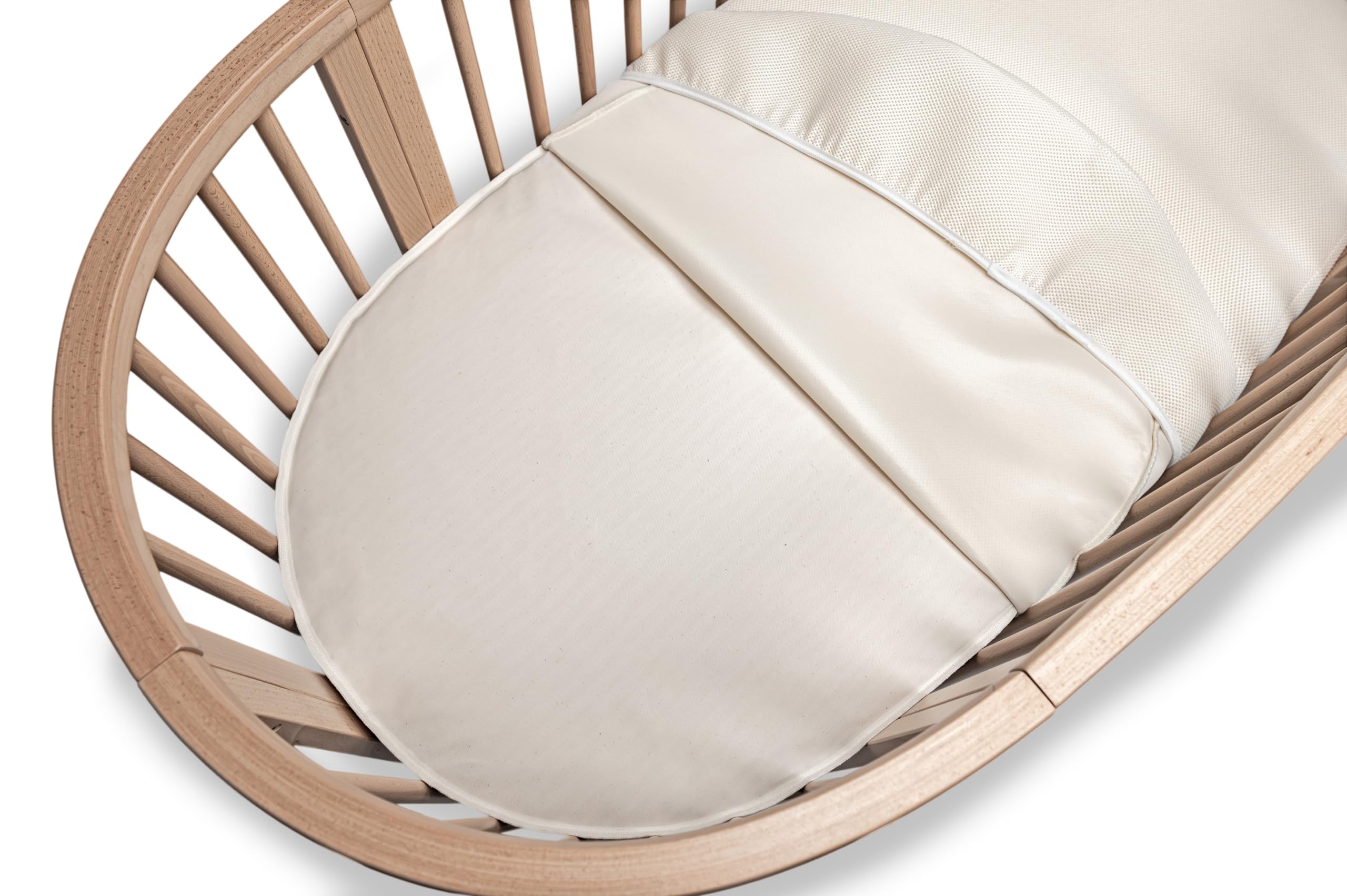 Naturepedic Oval Baby Crib Mattress - Lightweight Infant & Toddler Mattress - Waterproof Baby Bed Mattress for Crib - Non-Toxic 