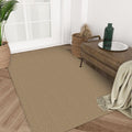 EARTHALL Boho Area Rug 3x5 Ft Washable Rugs for Entryway Natural, Braided Rubber Backed Throw Rugs Door Mat Indoor Outdoor Entra