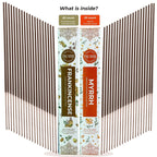 Trumiri Incense Sticks - Combo Pack Of 40 Insence-Sticks - 20 Frankincense And 20 Myrrh - Insense - Insents - Incents - Inscense