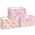 Clastyle Kid Storage Basket Set of 3 Pink Foldable Closet Organizer Bin