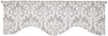 Rlf Home Royal Damask M Shaped Valance, Grey