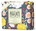Where The Polka Dots Roam Dark Floral Bedsheets Twin Size, Super Soft Wrinkle Resistant Bedding Set For Boho Room D  Cor, Premiu