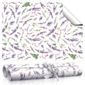 BBTO 10 Sheet Fragrant Drawer Liners for Dresser Lavender Scented Cabinet Liners for Shelves 15.8 x 22 Inch Paper Liner for Cabi