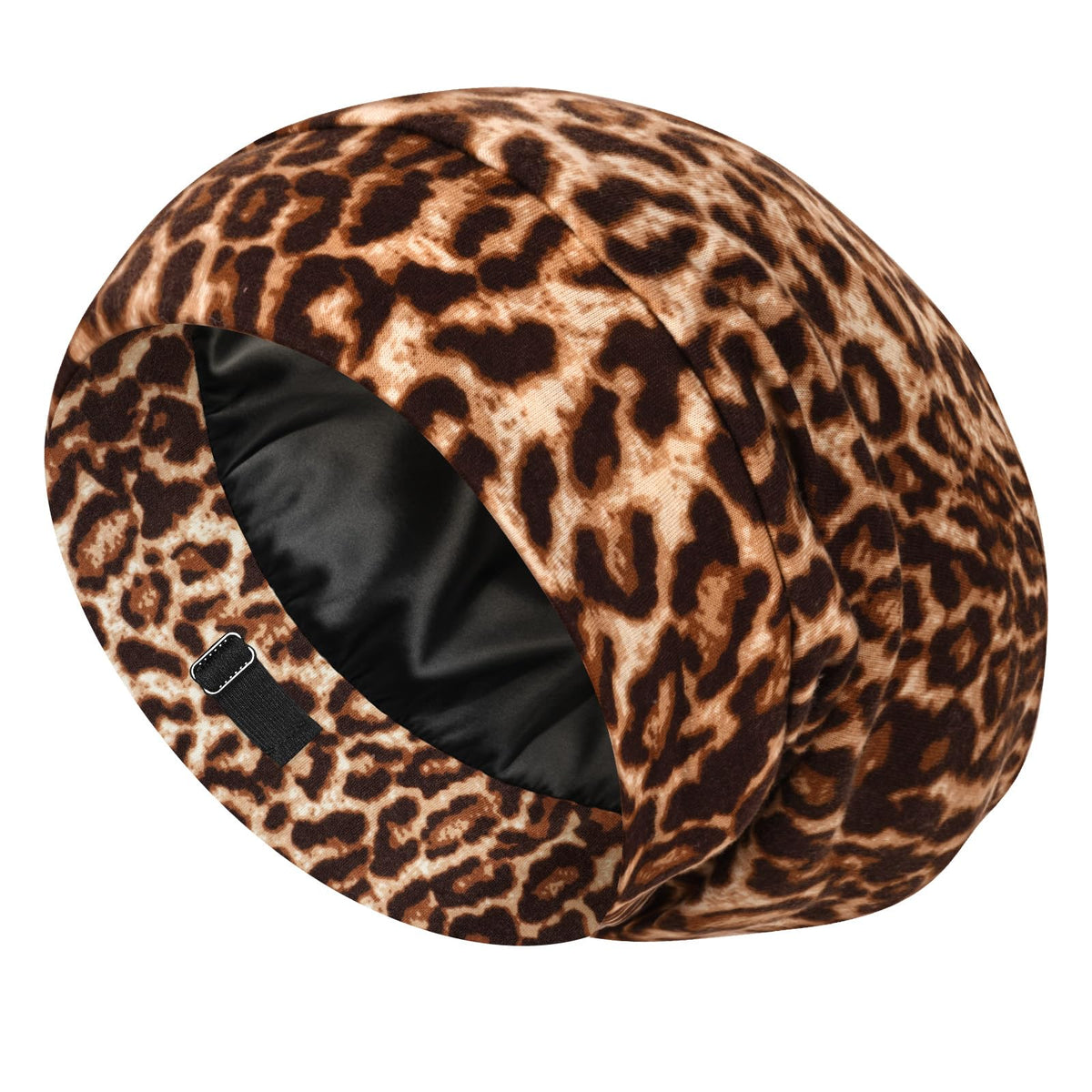 LULUSILK 100% Mulberry Silk Lined Sleep Cap Silk Bonnet for Sleeping, No More Frizzy Tangled Hair, Stay On All Night Adjustable 