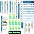 Spakon 72 Pcs Turtle Pens Gifts Sets Include Sea Turtle Lanyard Inspirational Key Chains Cute Turtle Ballpoint Pen Resin You are