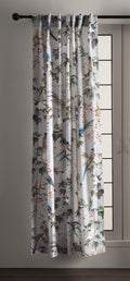 Maison D' Hermine 100% Cotton Curtain - 50'X124' Green Decorative Curtain - Aesthetic Curtains For Farmhouse, Kitchen & Bedroo