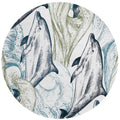 Harbor Ha10 Ivory Coastal Rug Round 8' X 8'