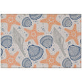 Seabreeze Sz4 Beige Coastal Rug Rectangle 9' X 12'