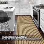 Gotohipi Runner Rug 6X49 Indoor Outdoor Utility Carpet,Area Rugs With Non Slip Rubber Backing For Hallway Kitchen Entryway Balco