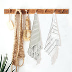 Cabanana Turkish Hand Towels For Bathroom - Set Of 2 Cotton Woven Bathroom Hand Towels With Fringe, Quick Dry Thin Decorative Ki