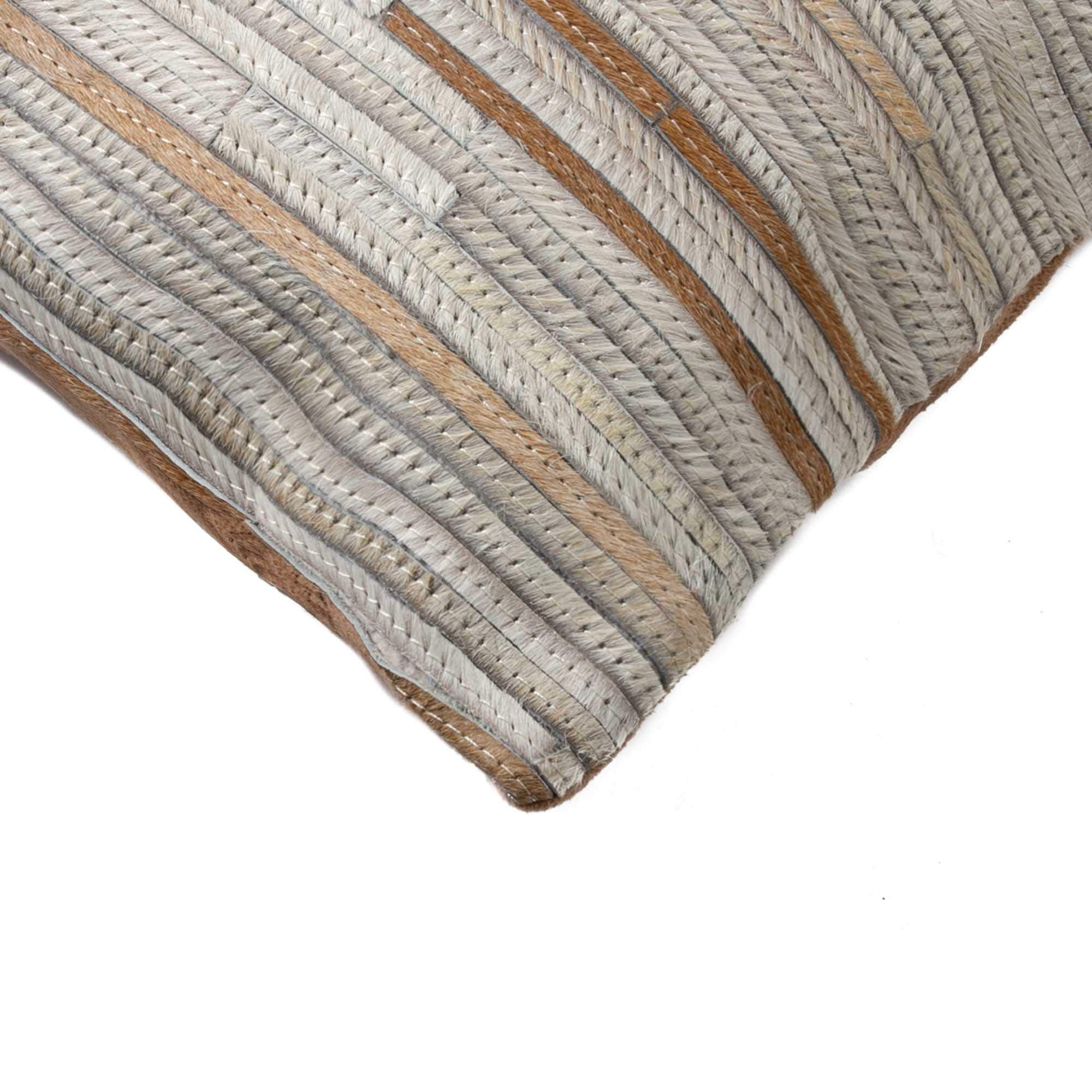 HomeRoots Decor 12' X 20' X 5' Grey Pillow