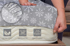 Bliss Casa 4 Piece 100% Cotton Flannel Sheet Set King - High Gsm Deep Pockets, Warm Breathable Flannel Sheet Set. Flannel Bed Se