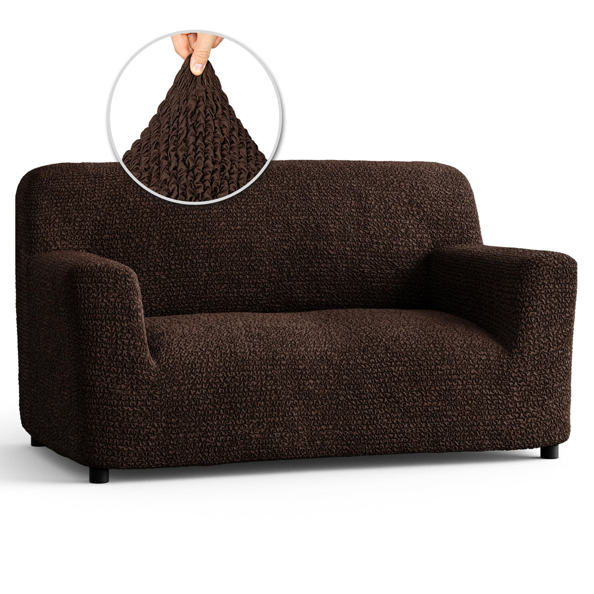 PAULATO BY GA.I.CO. Loveseat Slipcover - Oversized Chair Cover - Stretch Couch Cover - Cushion Love Seat Sofa Cover - 1-Piece Fo