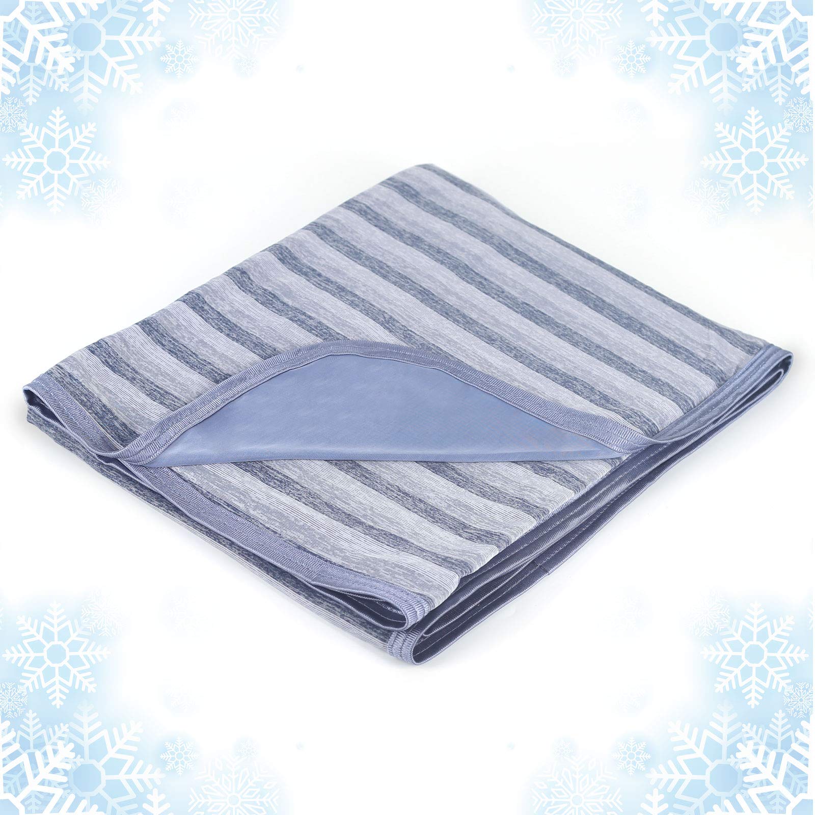 Cooling Blanket With Double Sided Cold Effect, King Size Lightweight Breathable Summer Large Oversize Blankets For Bed, Transfer