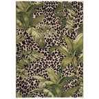 Liora Manne Marina Low Profile Durable Indoor/Outdoor Woven Rug- Safari Green 6'6' X 9'4'
