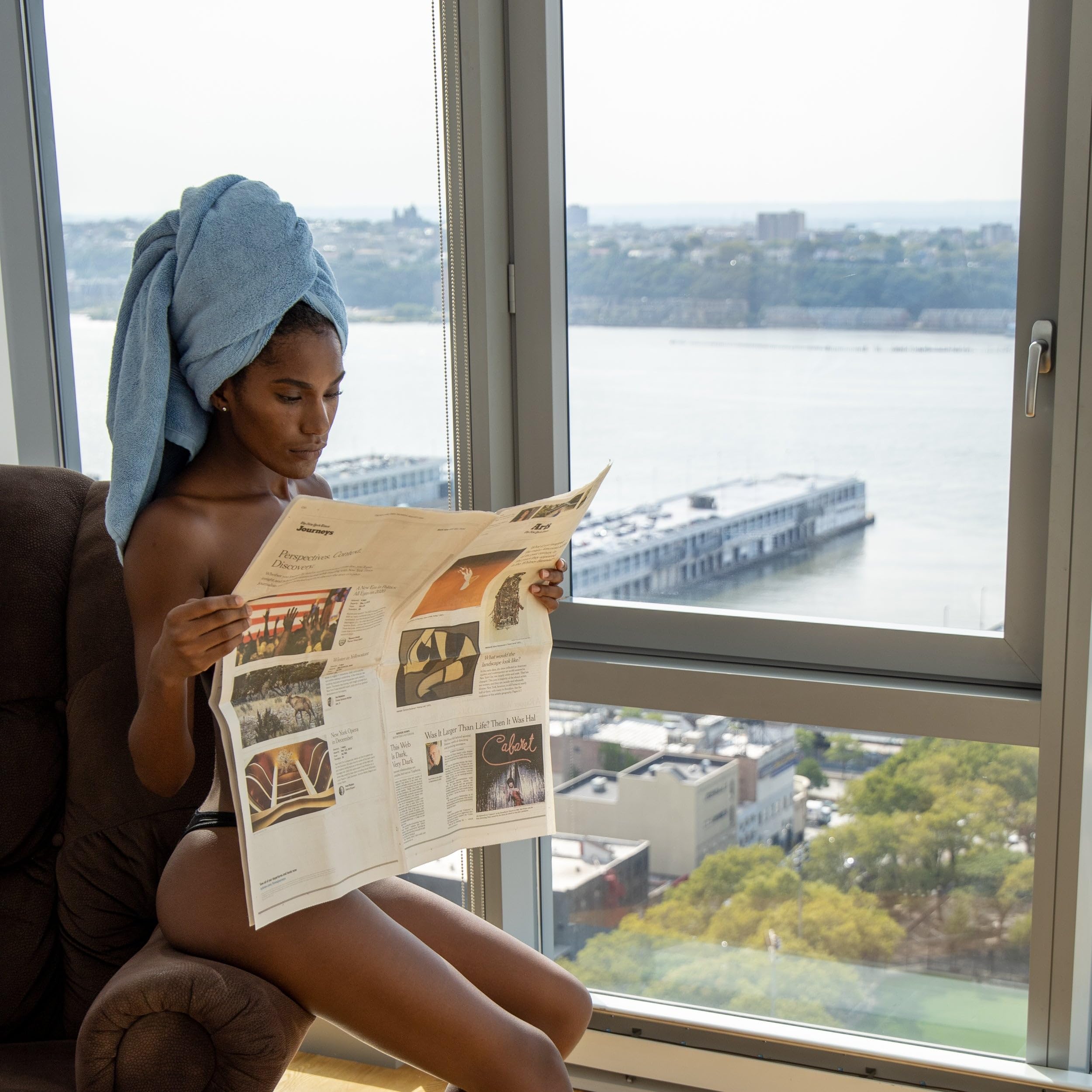 Mosobam Luxury Turkish Set Of 2 Bath Towels 30X58 Lavender Aura Oversize 700 Gsm Bamboo Viscose & Aegean Turkish Combed Cotton