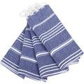 Clotho 4 Pack Turkish Hand Towels for Bathroom | 100% Cotton 18 x 40 Inches | Decorative Kitchen Towels Set of 4 for Face Hair |