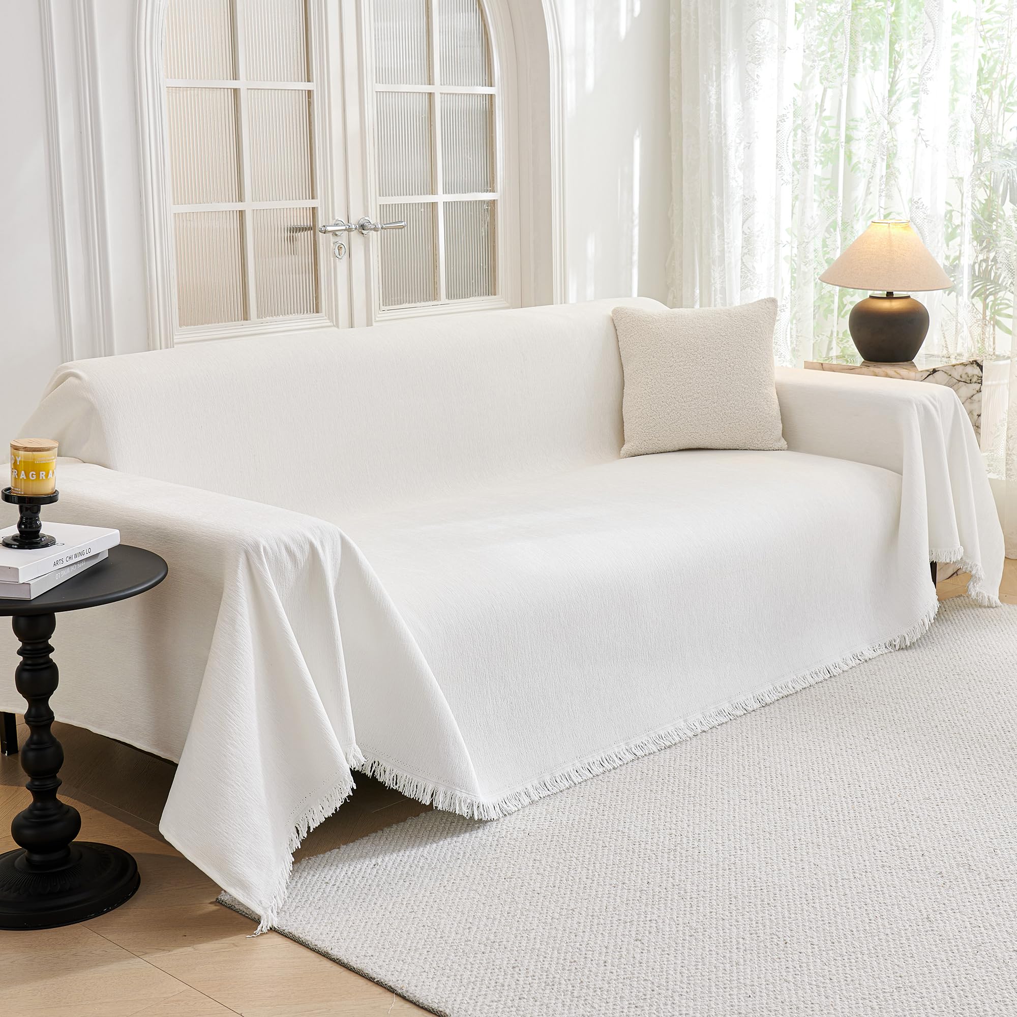 MYSKY HOME Couch Covers Couch Cover for Dogs Washable Couch Covers for Sectional Sofa Sofa Covers for 3 Cushion Couch Sofa Cover