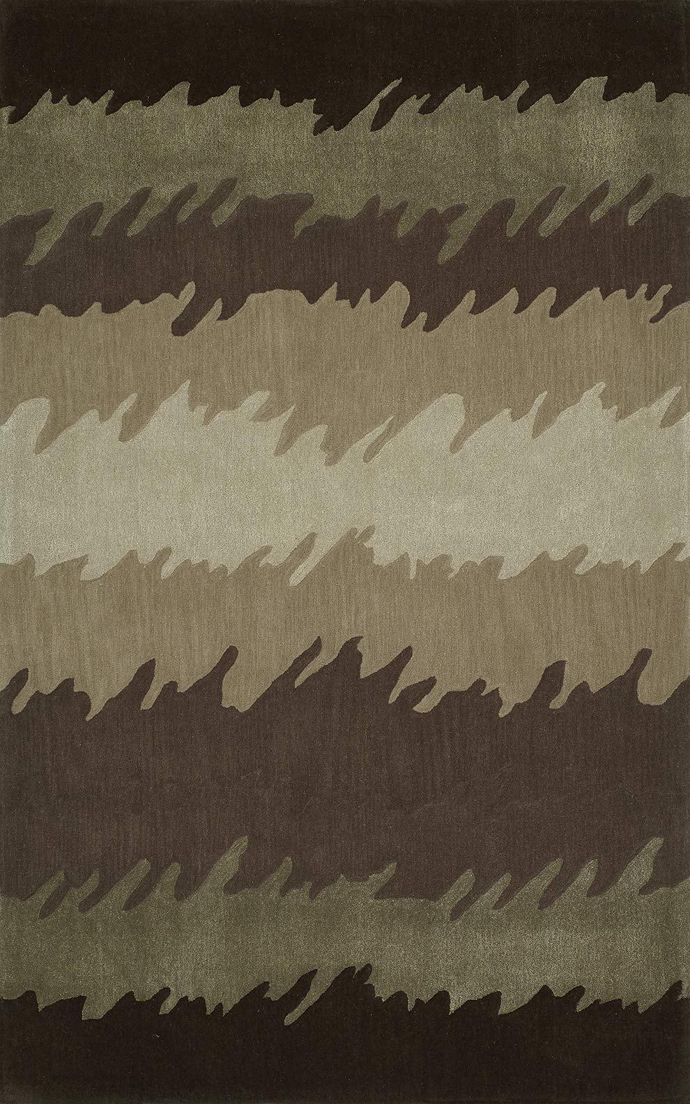 Addison Rugs Zenith Area Rug, 3'6&quot;X5'6&quot;, Brown