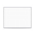 'Ghent Grid 3'X4' Whiteboard, Aluminum Frame, 1'' Grid Squares (Grpm221G-34)', 36 X 48 Inches