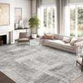 zesthome Washable Rug 8x10, Modern Abstract Rugs for Living Room, Ultra Soft 8x10 Area Rugs, Stain Resistant Rugs for Bedroom, U