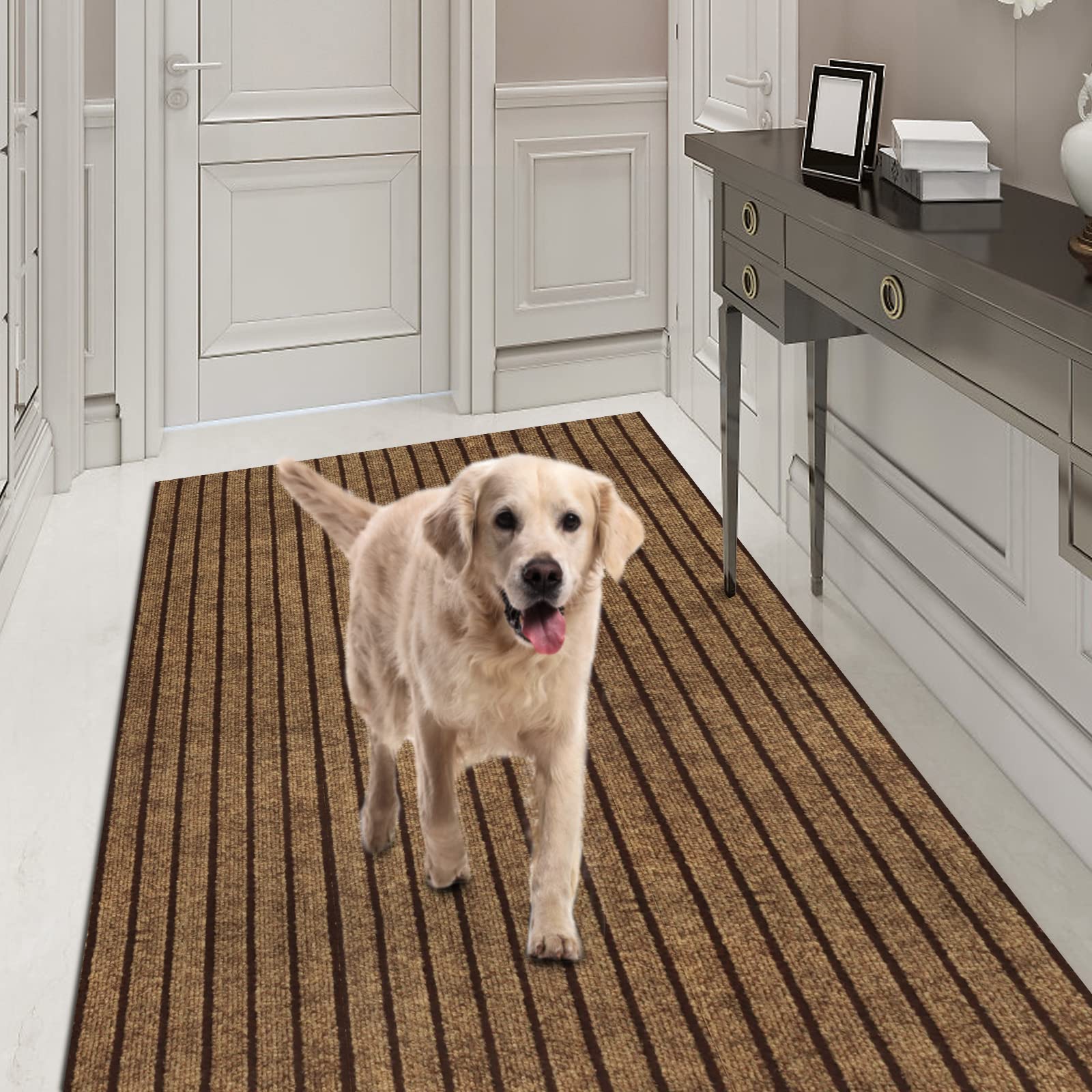 Runner Rug 3FT x 36FT, AYOHA 2'-82' Utility Carpet Runner for Entryway Hallway Aisles Balcony Garages, Area Rugs with Non-Slip R