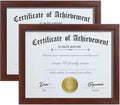 ELSKER&HOME 8.5x11 Certificate Frame - Classic Coffee Color Frame - Document&Certificate - Displays Diploma 8.5x11 Inch - for De