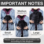 Namalu 2 Pieces Knot Ball Pillows Round Plush Aesthetic Cushion Pillows Soft Stress Relieving Cute Decorative Knotted Pillows Fo