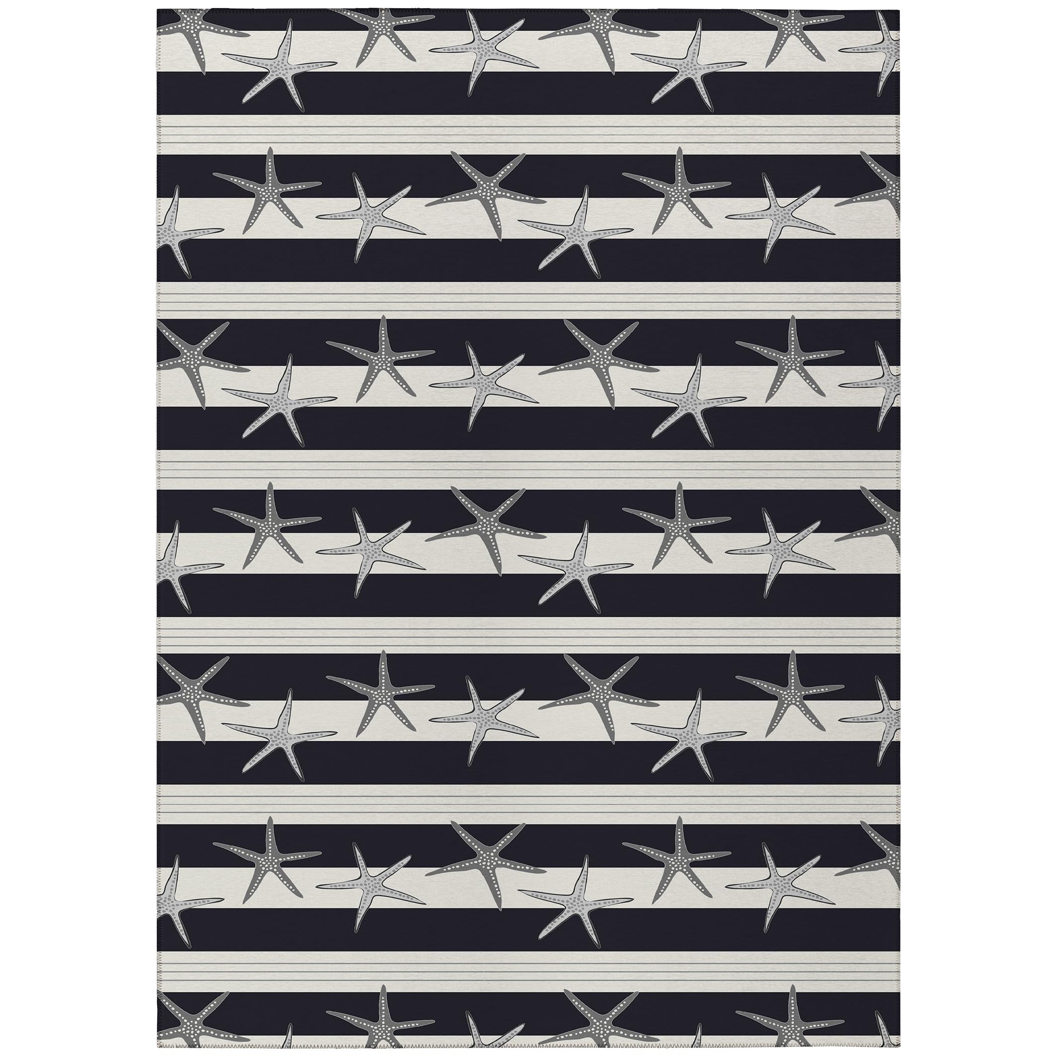 Addison Rugs Surfside Asr42 Midnight 8' X 10' Indoor Outdoor Rug, Easy Clean, Machine Washable, Non Shedding, Bedroom, Living Room, Dining Room, Kitchen, Patio Rug