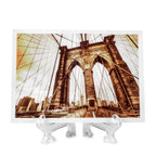 Super Z Outlet Clear Plastic Easels Or Stand/Plate Holders To Display Pictures, Placecards, Or Other Items At Weddings, Home Dec