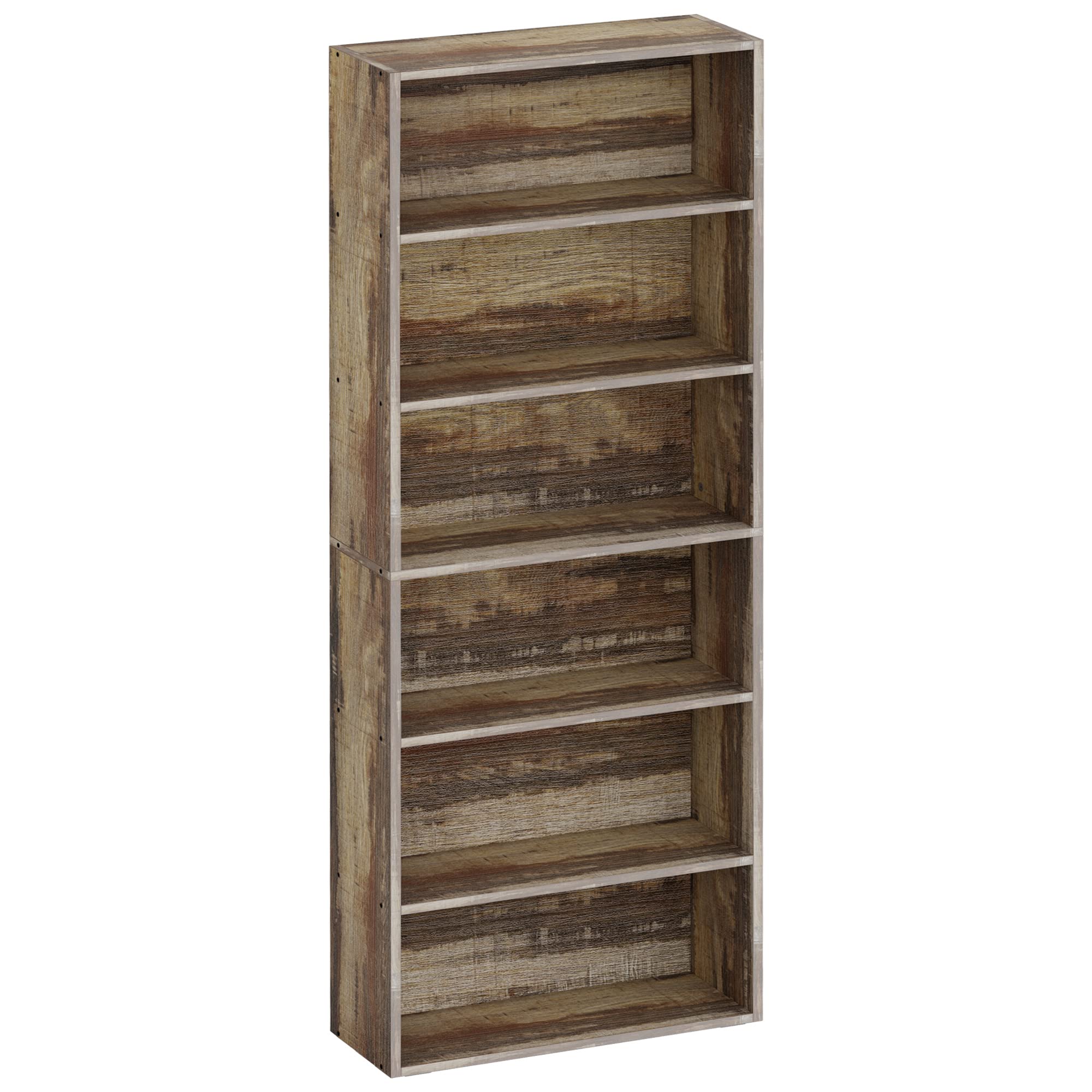 IRONCK Bookshelves and Bookcases Floor Standing 6 Tiers Display Storage Shelves 70 in Tall Bookcase Home Decor Furniture for Hom
