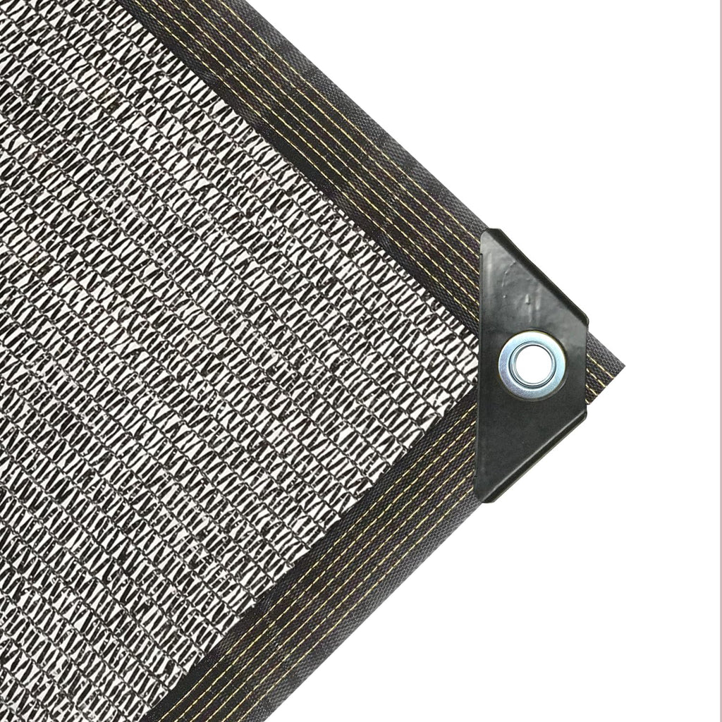 40% Sunblock Shade Cloth For Plants Cover, 10 X 20 Ft Black Shade Net With Grommets, Uv Resistant Sun Shade Mesh Fabric For Gree