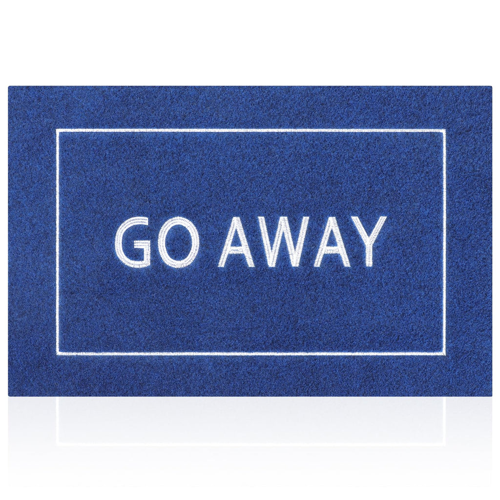 Jjuuyou Welcome Mats For Front Door Outdoor Entry Go Away Doormat Non Slip Rubber Mat For Home Indoor Farmhouse Funny Kitchen Do