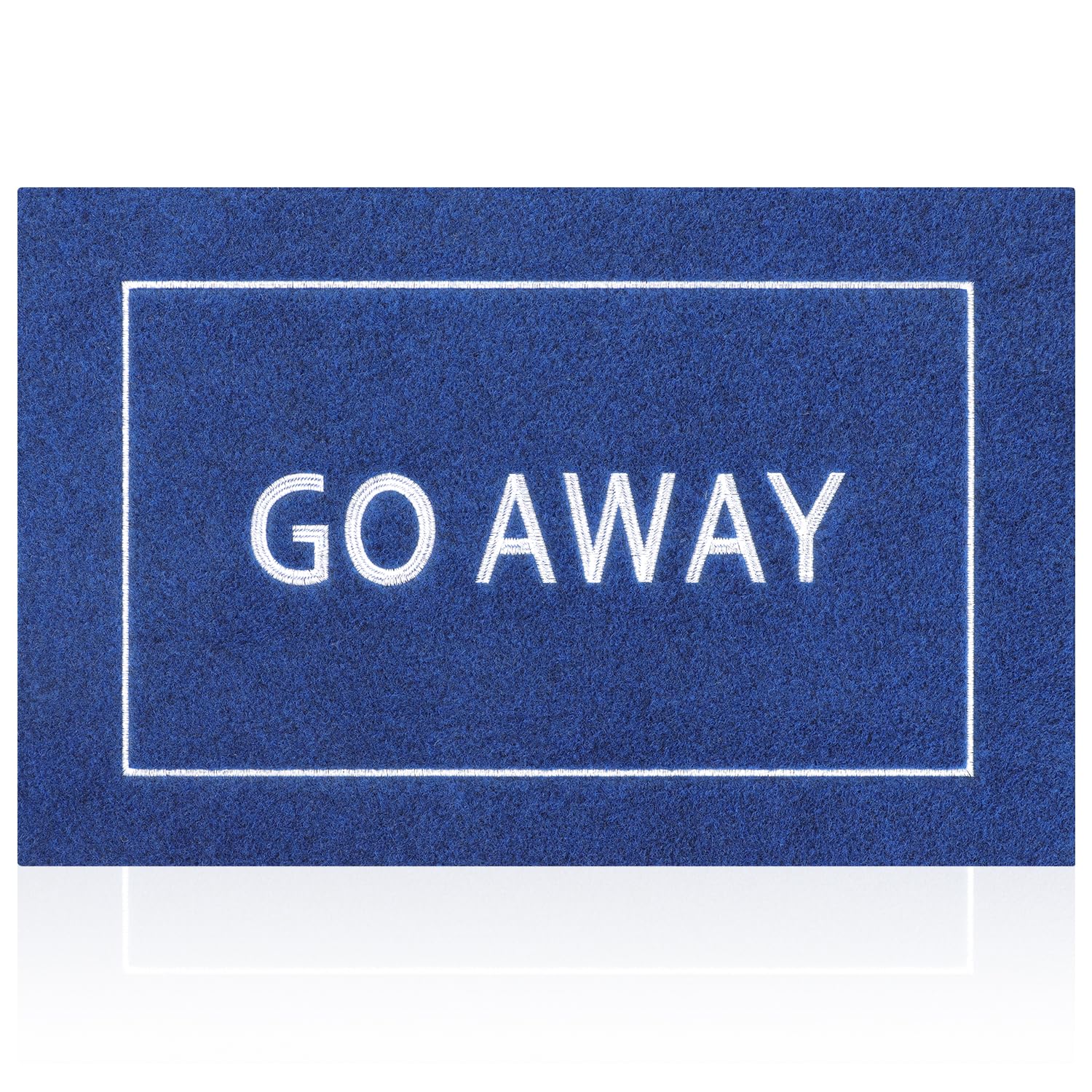 Jjuuyou Welcome Mats For Front Door Outdoor Entry Go Away Doormat Non Slip Rubber Mat For Home Indoor Farmhouse Funny Kitchen Do