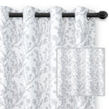 Driftaway Floral Curtains For Bedroom 84 Inches Long Living Room Watercolor Lined Blackout Drapes Thermal Insulated Grommet For