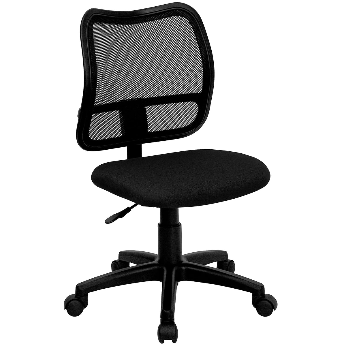 Flash Furniture Alber Mid-Back Black Mesh Swivel Task Office Chair