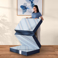 Livpure Smart TriFold Mattress | Foldable Bed | Guest Bed | Travel | Camping | Portable | Single | 72X36X3 Inches