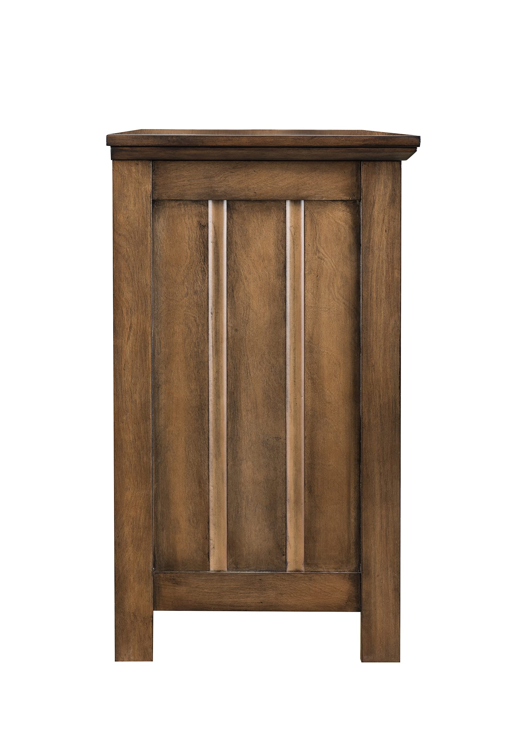 Os Home Model 5542 Infrared Electric Fireplace Media Console With 28 Inch Landscape Insert Featuring A 1500 Watt, 5100 Btu Infrared Heater With Push Button Led Readout Remote Control