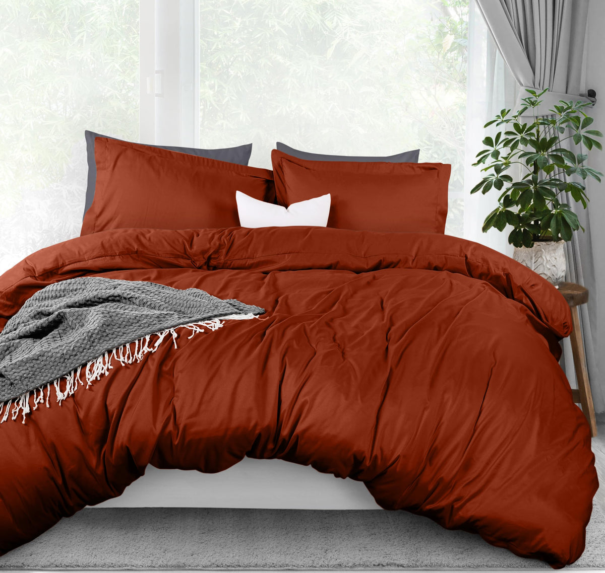 Utopia Bedding Duvet Cover Queen Size - 1 Duvet Cover With 2 Pillow Shams - 3 Piece Bedding Duvet Cover With Zipper Closure - So