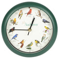 Mark Feldstein & Associates Audubon Singing Bird Wall/Desk Clock, 8 Inch