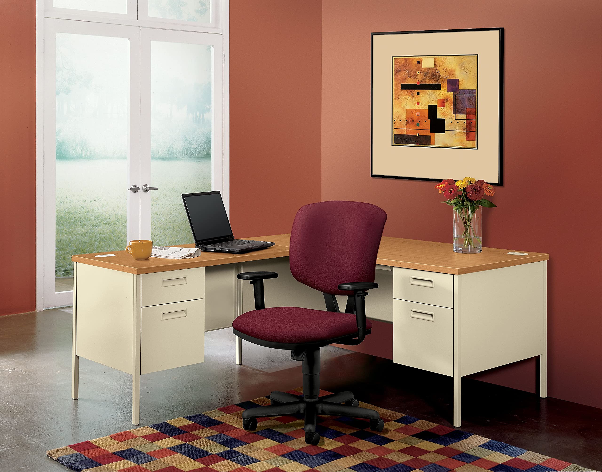 HONP3266LCL - HON Metro Classic P3266L Pedestal Desk