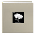 Fabric Frame Cover Photo Album 200 Pockets Hold 4x6 Photos, Biscotti Beige