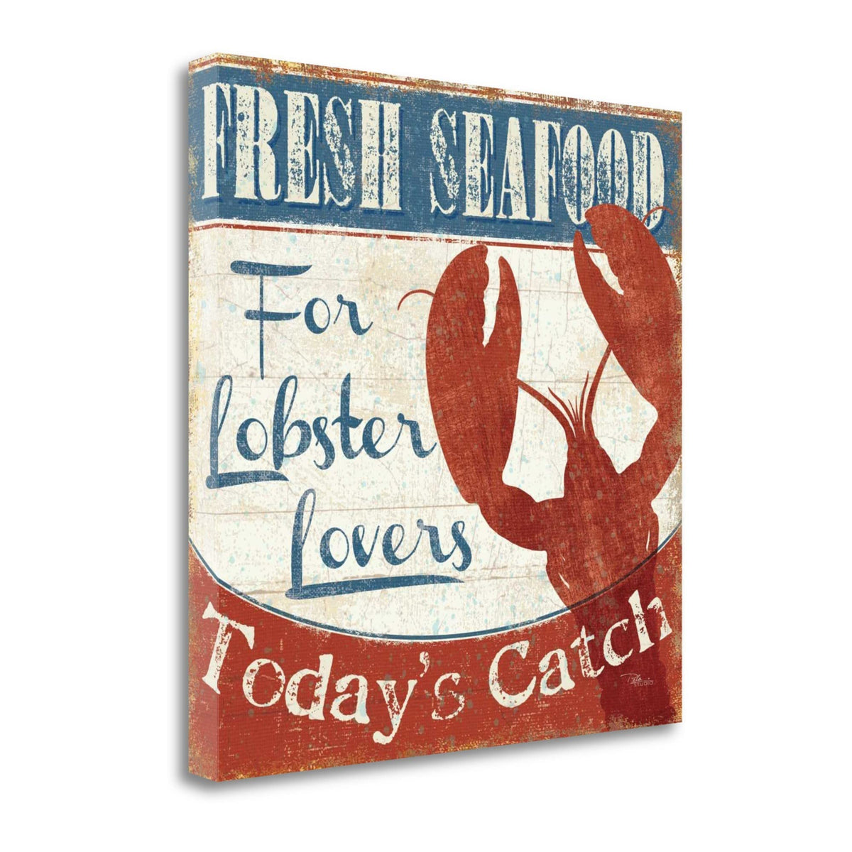 20' Lobster Lovers Giclee Wrap Canvas Wall Art