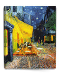 DECORARTS - Cafe Terrace At Night, Vincent Van Gogh Art Reproduction. Giclee Canvas Prints Wall Art for Home Decor 30x24