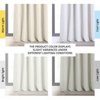 Hpd Half Price Drapes Signature Velvet Thermal Blackout Curtains For Living Room 84 Inch Long (1 Panel) Rod Pocket Insulated Blackout Curtains For Bedroom Window Curtains, 50W X 84L, Porcelain White