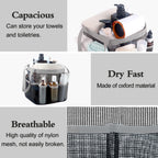 Attmu Mesh Shower Caddy Portable, Quick Dry Hanging Shower Tote Bag For College Dorm Room Essentials, Large Capacity Shower Cadd